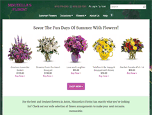 Tablet Screenshot of minutellasflorist.com